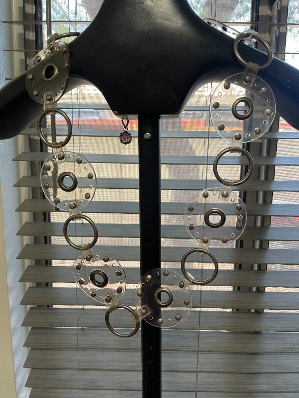 Vintage Y2K Silver Tone Chain Belt
